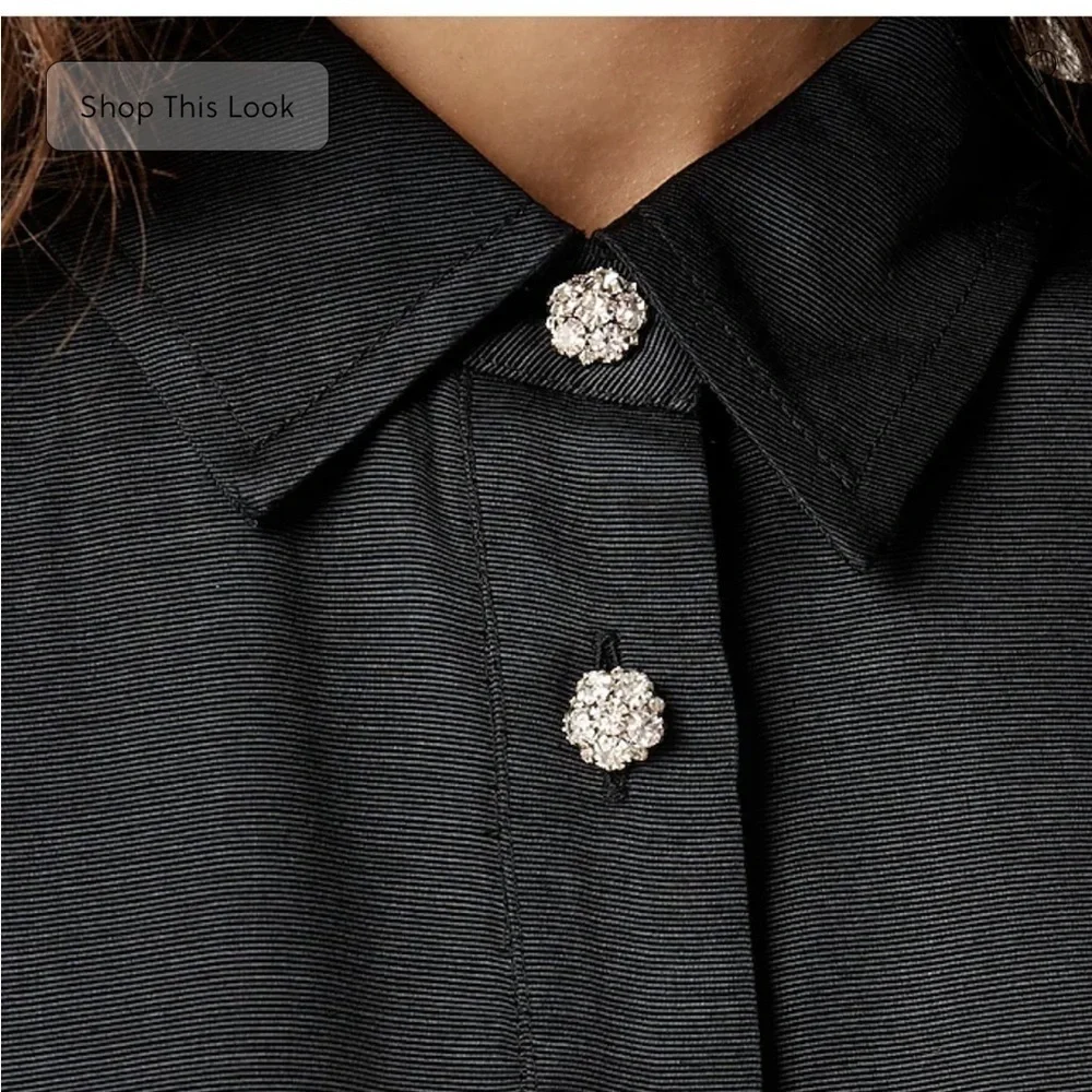 J crew Collection shirtdress with jewel buttons